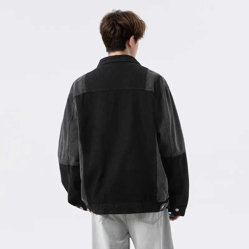 FOR FEAR THAT Denim Jacket Unisex Black-3