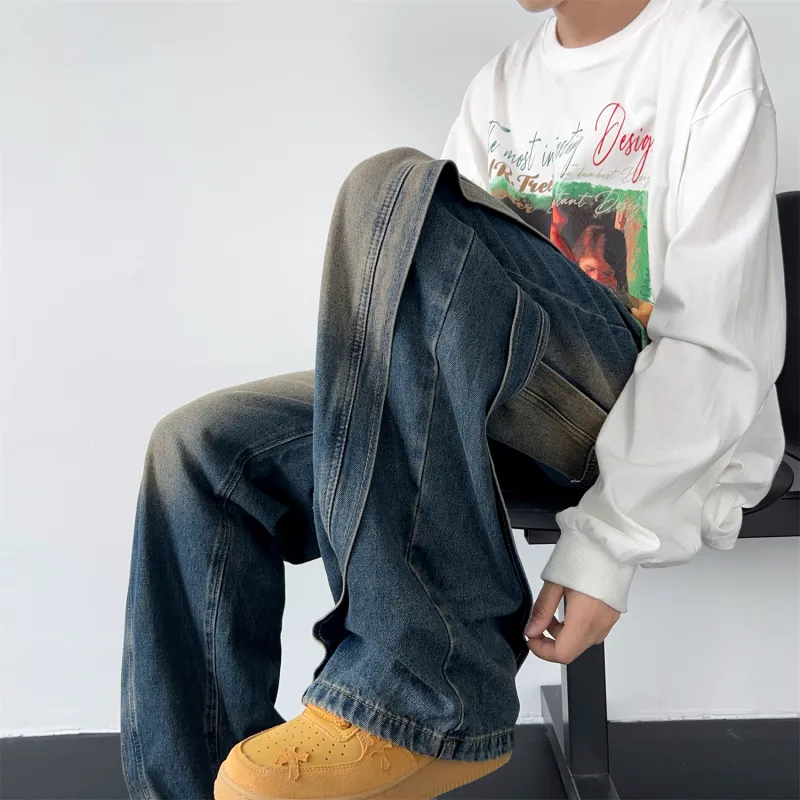 PAINT STAIN Jeans Unisex-27
