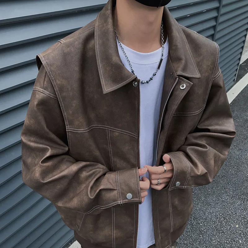 FOR FEAR THAT Leather Jacket Unisex-5