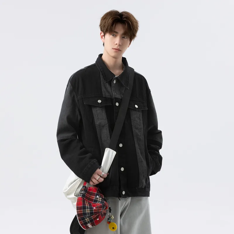 FOR FEAR THAT Denim Jacket Unisex Black-6