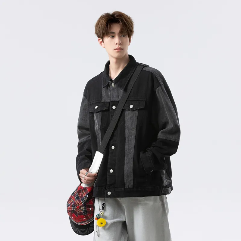 FOR FEAR THAT Denim Jacket Unisex Black-5