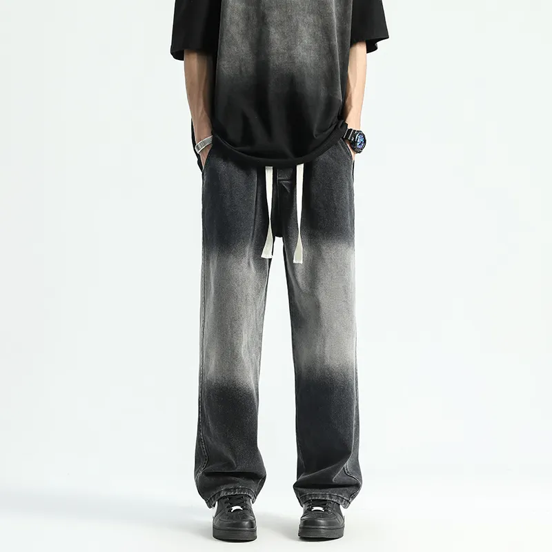 FOR FEAR THAT Jeans Unisex Premium Black Gradient Upgraded-1