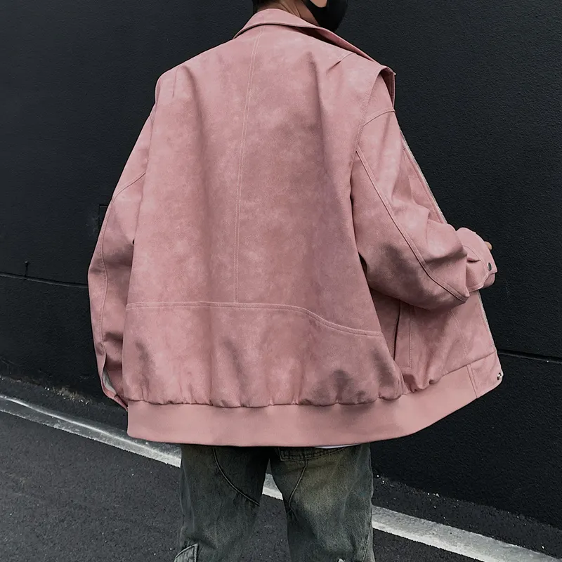 FOR FEAR THAT Leather Jacket Unisex-23