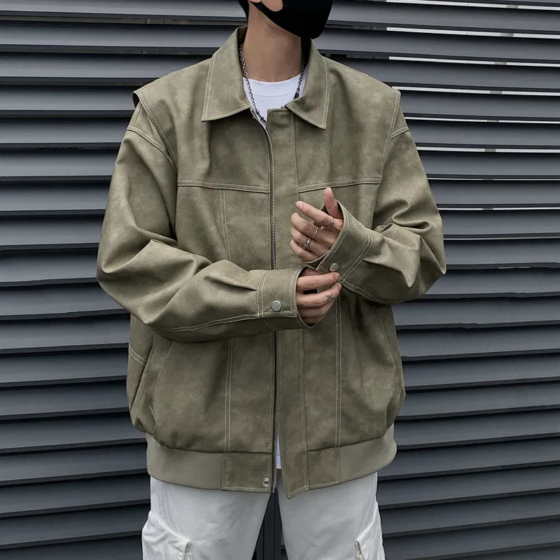 FOR FEAR THAT Leather Jacket Unisex-17