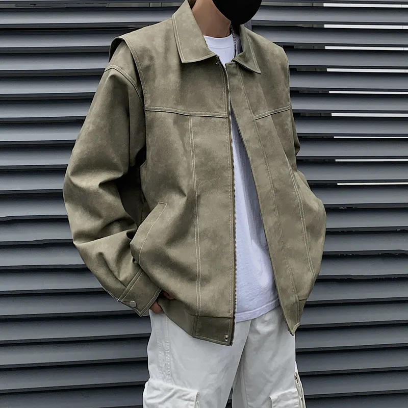 FOR FEAR THAT Leather Jacket Unisex-16