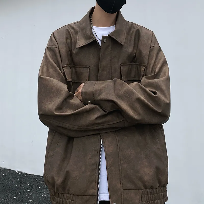 FOR FEAR THAT Leather Jacket Unisex-5