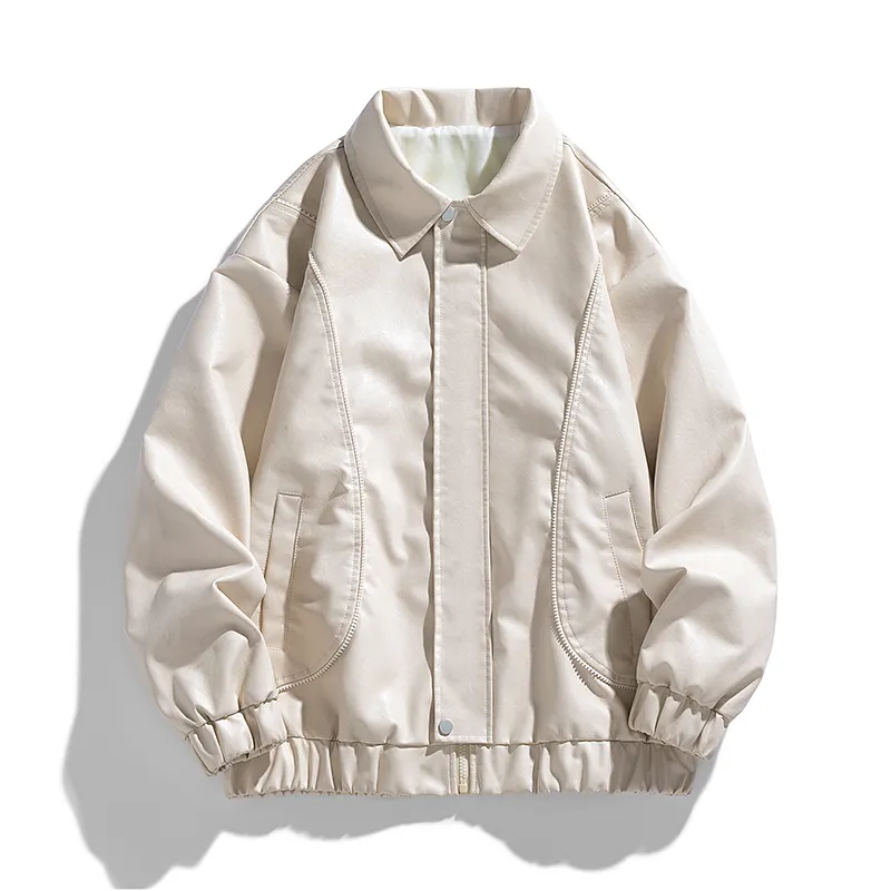 FOR FEAR THAT Leather Jacket Unisex-11
