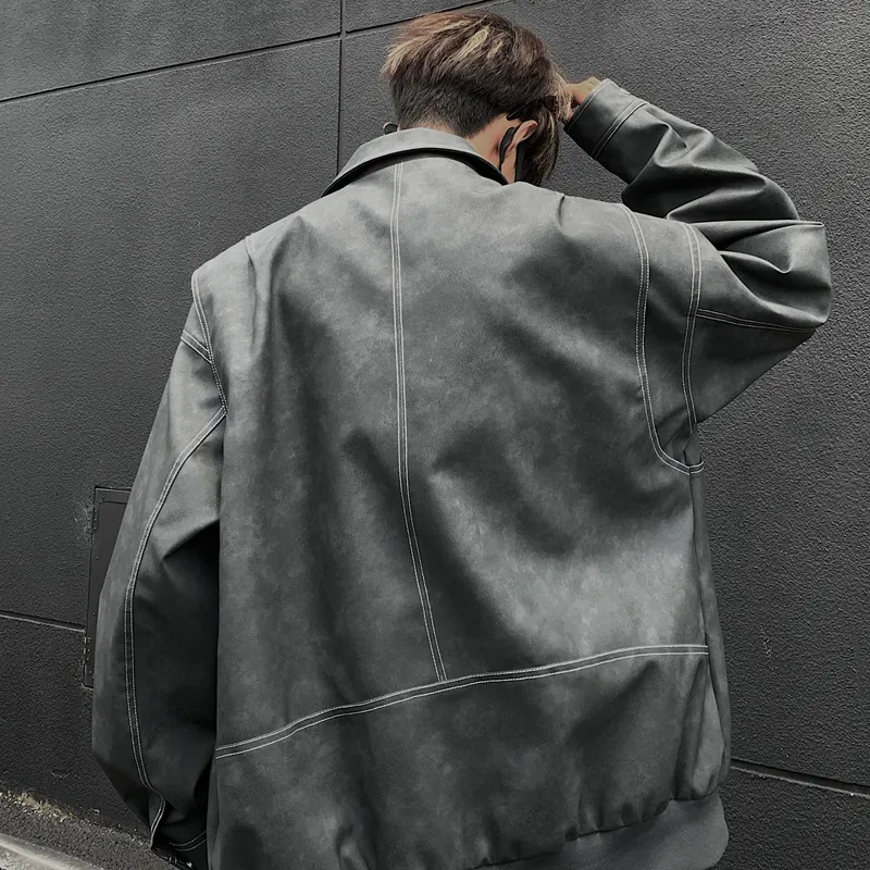 FOR FEAR THAT Leather Jacket Unisex-11
