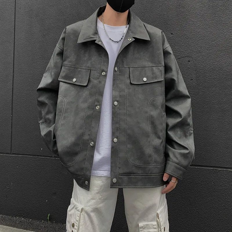 FOR FEAR THAT Leather Jacket Unisex-10