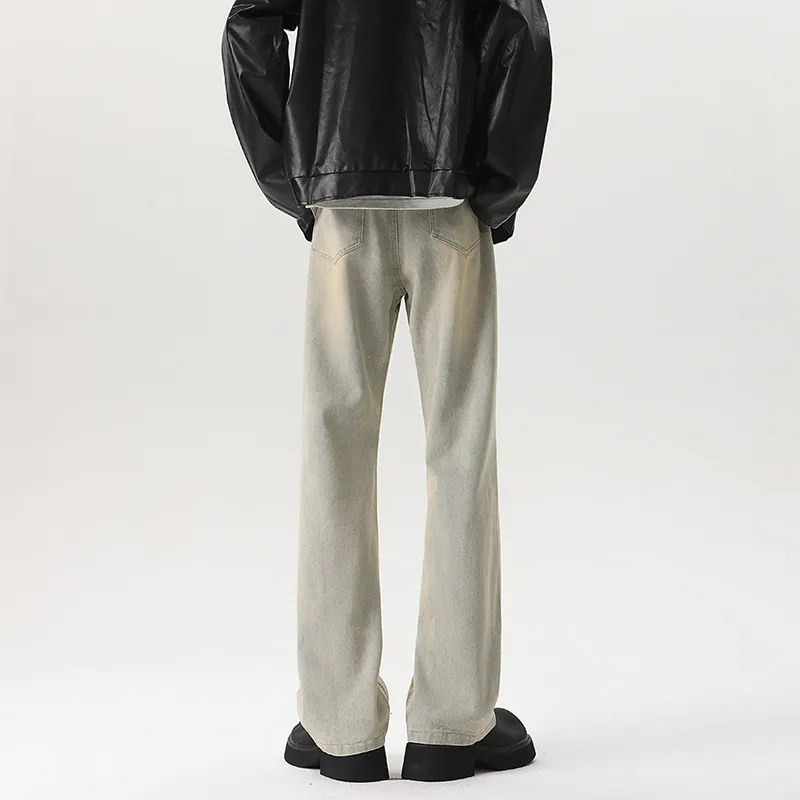 FOR FEAR THAT Jeans Unisex Yellow Mud Height Increasing Upgraded-5