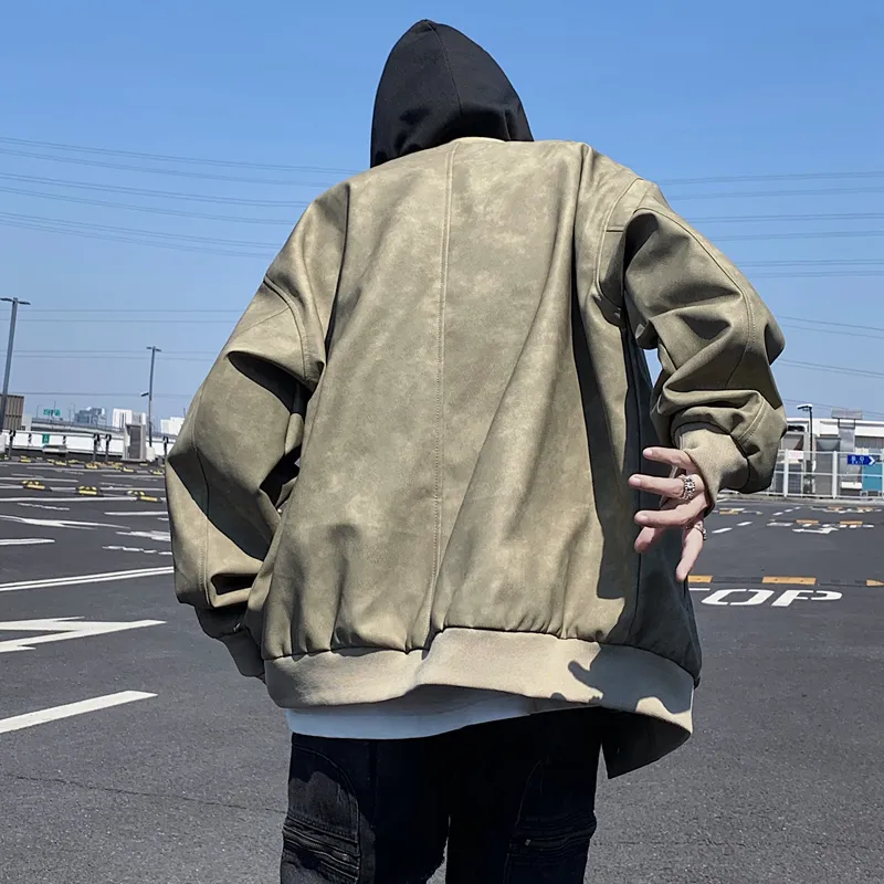 FOR FEAR THAT Leather Jacket Unisex-9