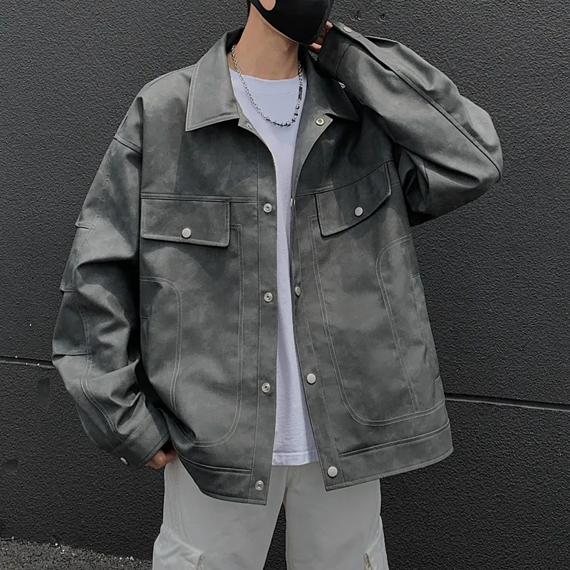 FOR FEAR THAT Leather Jacket Unisex-9