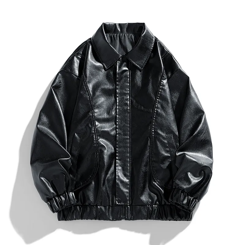 FOR FEAR THAT Leather Jacket Unisex-3