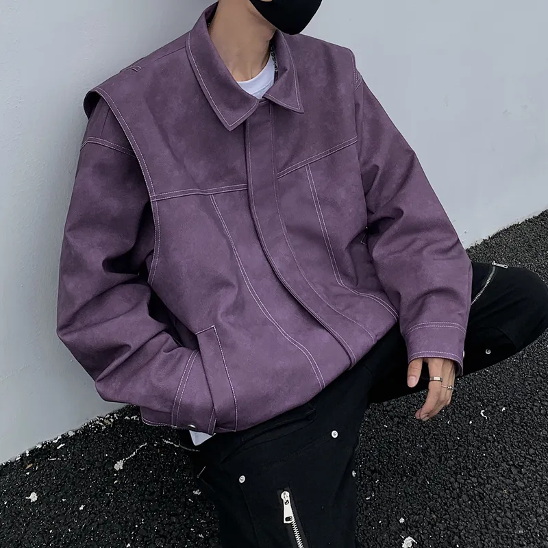 FOR FEAR THAT Leather Jacket Unisex-34