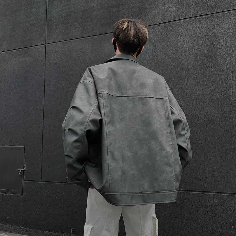 FOR FEAR THAT Leather Jacket Unisex-12