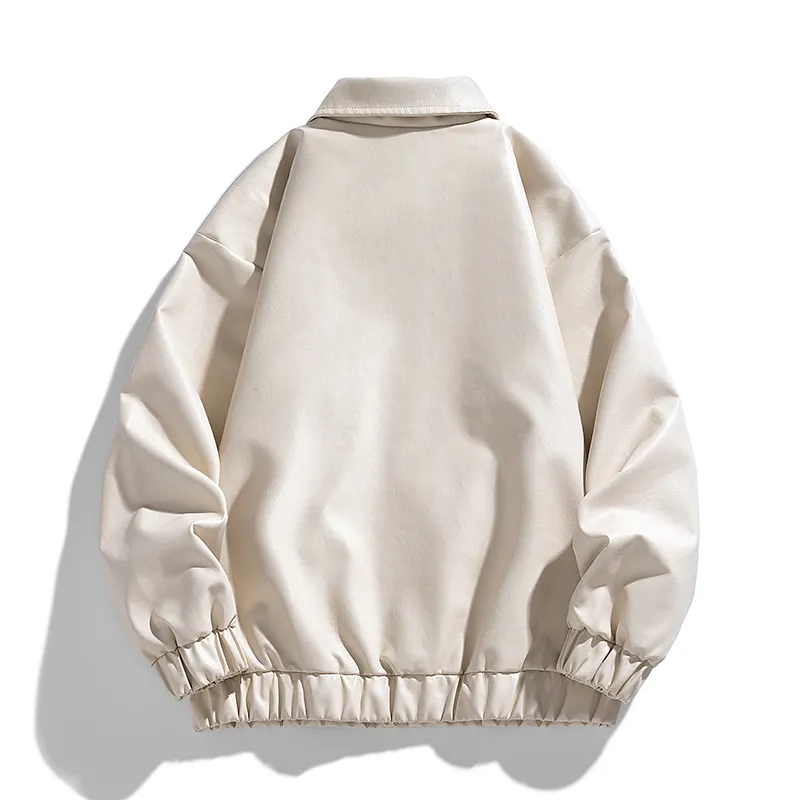 FOR FEAR THAT Leather Jacket Unisex-13