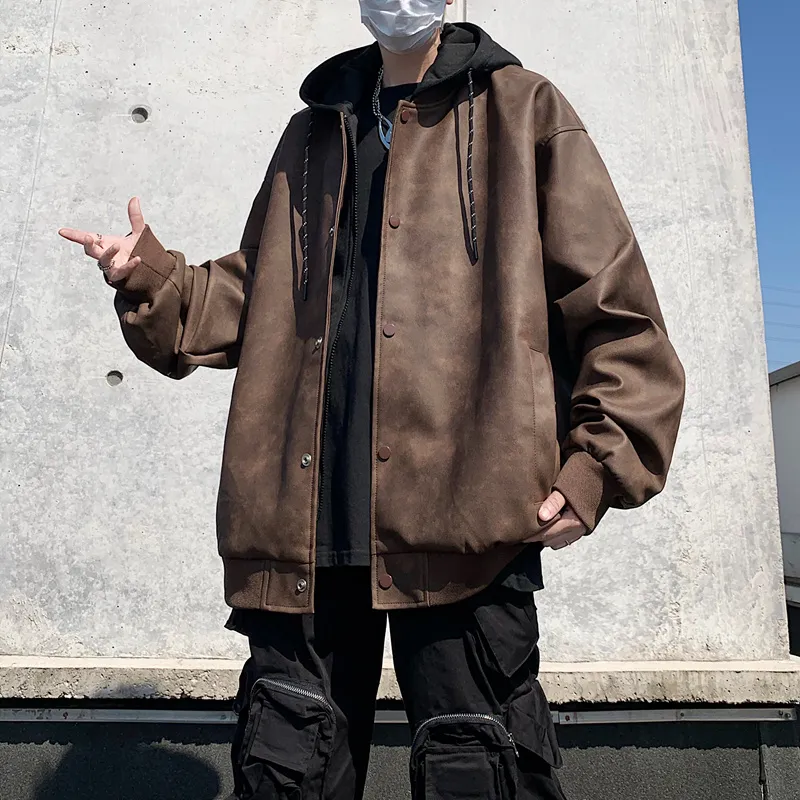 FOR FEAR THAT Leather Jacket Unisex-3