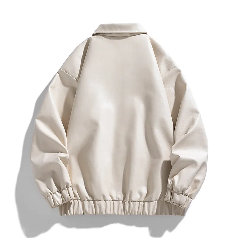 FOR FEAR THAT Leather Jacket Unisex-12