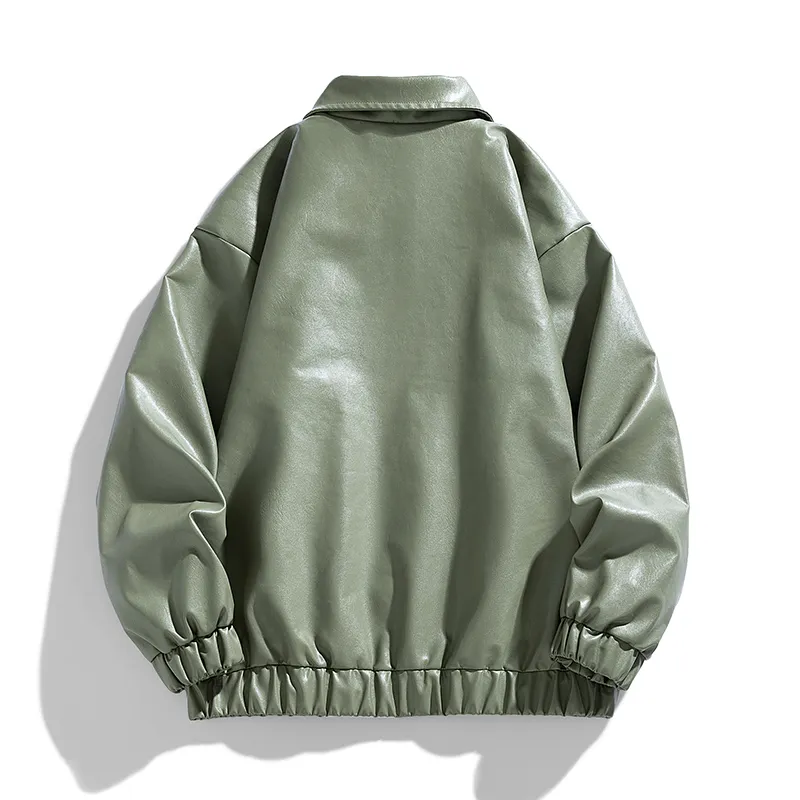 FOR FEAR THAT Leather Jacket Unisex-8
