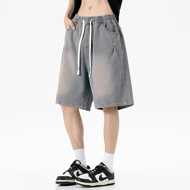 FOR FEAR THAT Denim Shorts Unisex-13