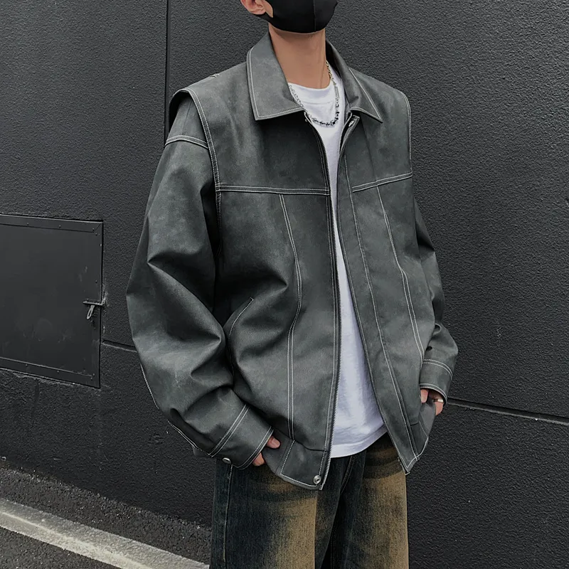 FOR FEAR THAT Leather Jacket Unisex-10
