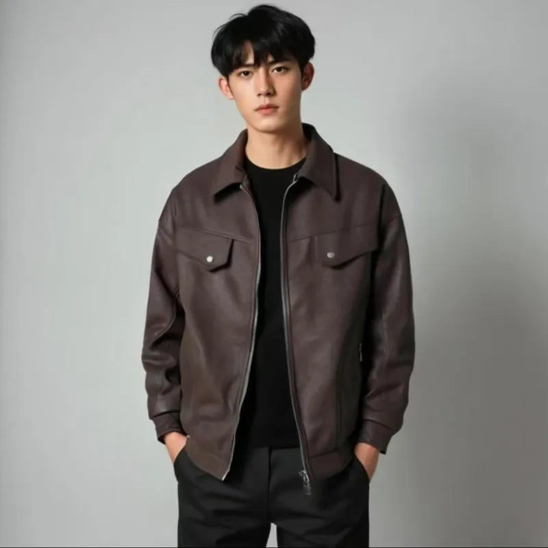FOR FEAR THAT Leather Jacket Unisex-7