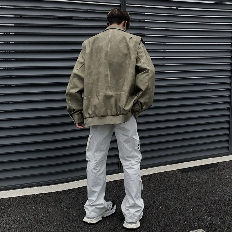 FOR FEAR THAT Leather Jacket Unisex-19