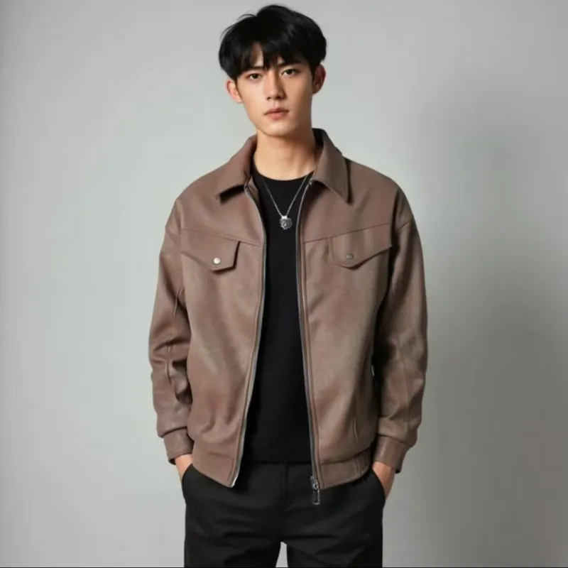 FOR FEAR THAT Leather Jacket Unisex-3