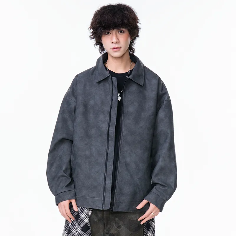 FOR FEAR THAT Leather Jacket Unisex-2