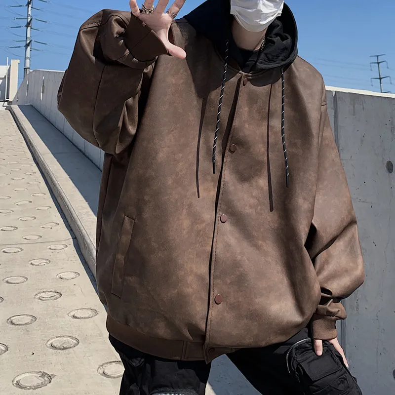 FOR FEAR THAT Leather Jacket Unisex-6
