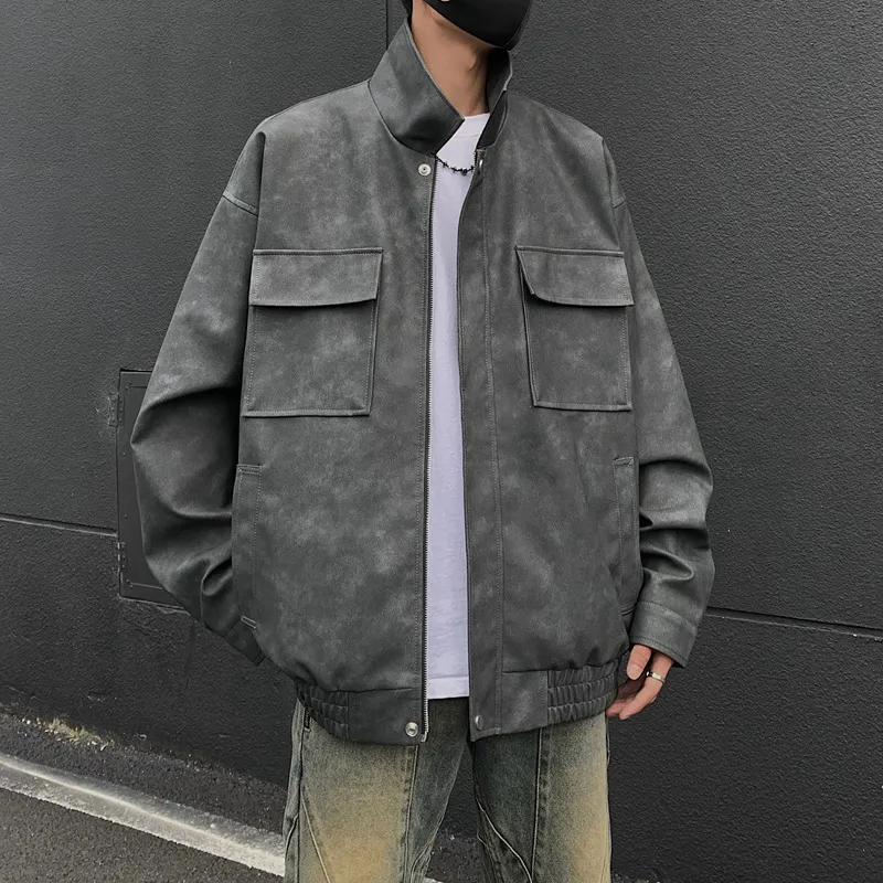 FOR FEAR THAT Leather Jacket Unisex-11