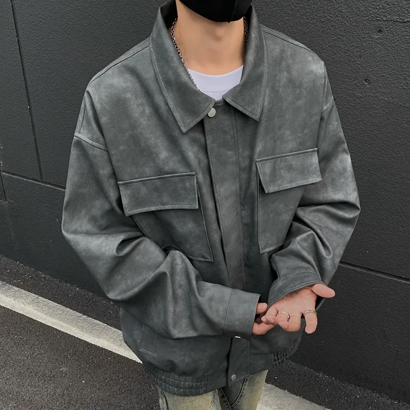 FOR FEAR THAT Leather Jacket Unisex-14
