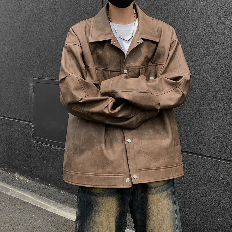 FOR FEAR THAT Leather Jacket Unisex-3