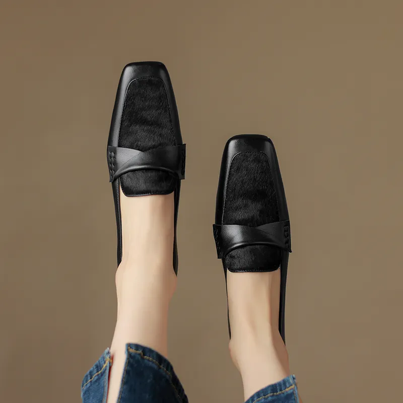 EASTTATA ET Loafers 2cm Women's-9