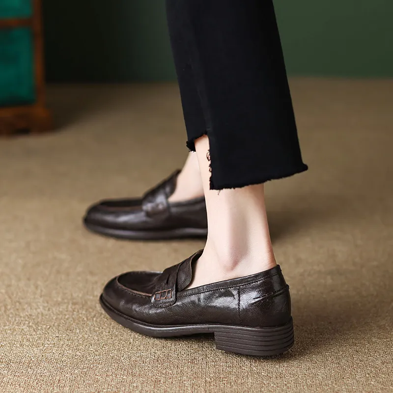 EASTTATA ET Loafers 3cm Women's-3