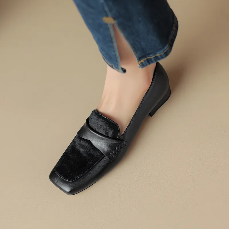 EASTTATA ET Loafers 2cm Women's-7