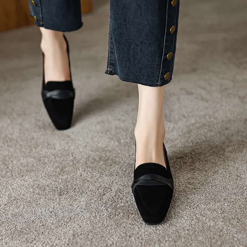 EASTTATA ET Loafers Women's Black-7