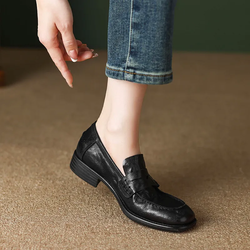 EASTTATA ET Loafers 3cm Women's-8