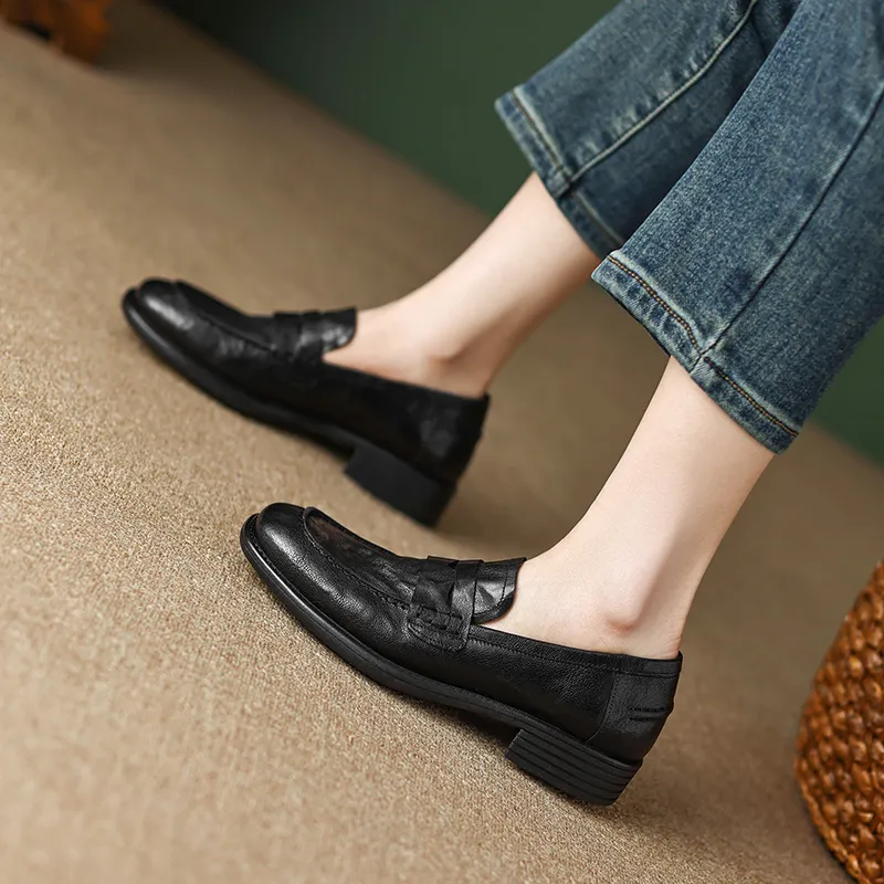 EASTTATA ET Loafers 3cm Women's-6