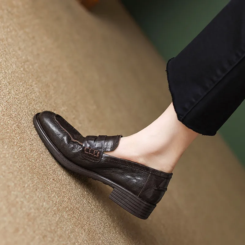 EASTTATA ET Loafers 3cm Women's-4