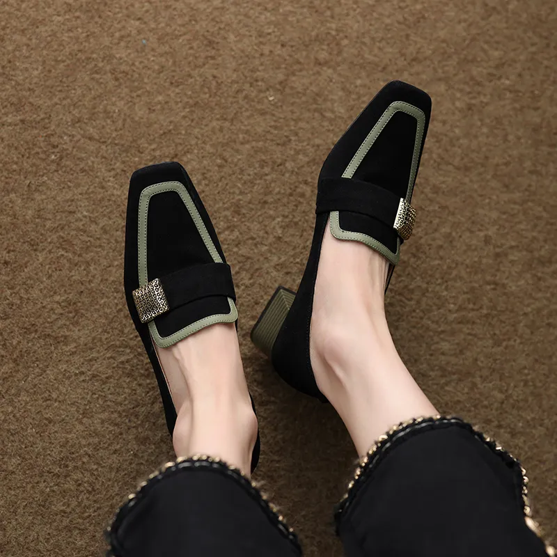 EASTTATA ET Loafers Women's Black, Brown-6