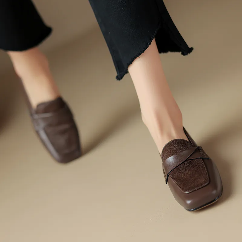 EASTTATA ET Loafers 2cm Women's-1