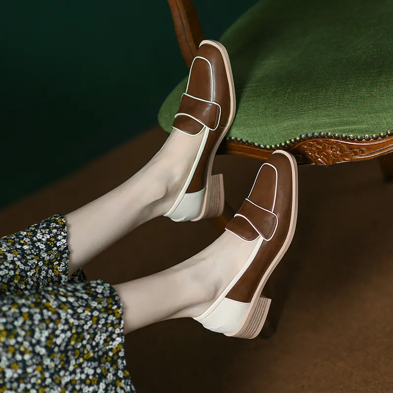 EASTTATA ET Loafers 3.5cm Women's-5