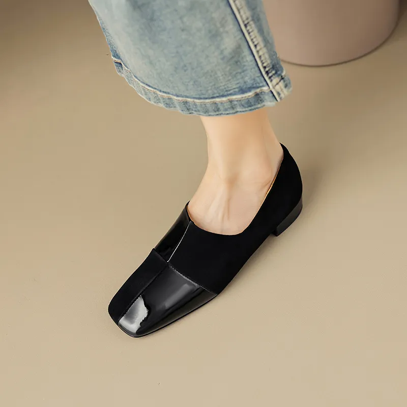 EASTTATA ET Loafers Women's Black, Gold, Silver-10