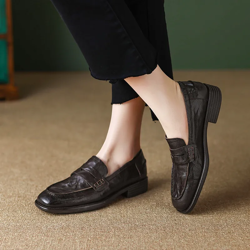 EASTTATA ET Loafers 3cm Women's-2