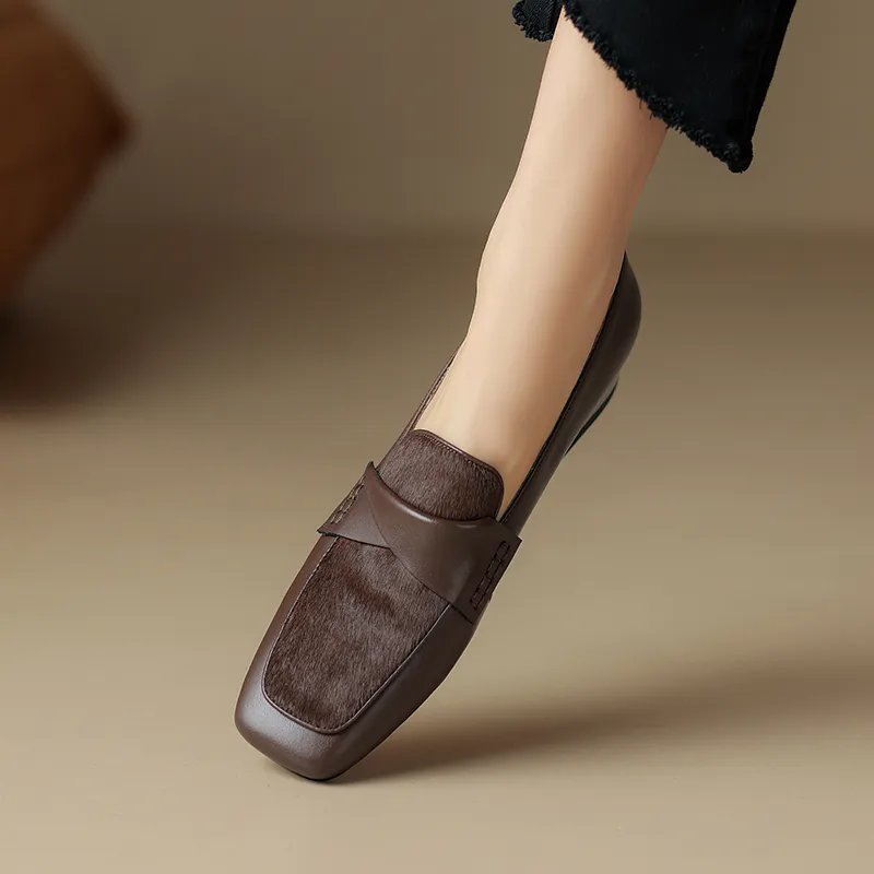 EASTTATA ET Loafers 2cm Women's-3