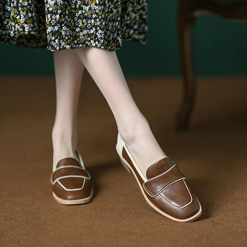 EASTTATA ET Loafers 3.5cm Women's-1