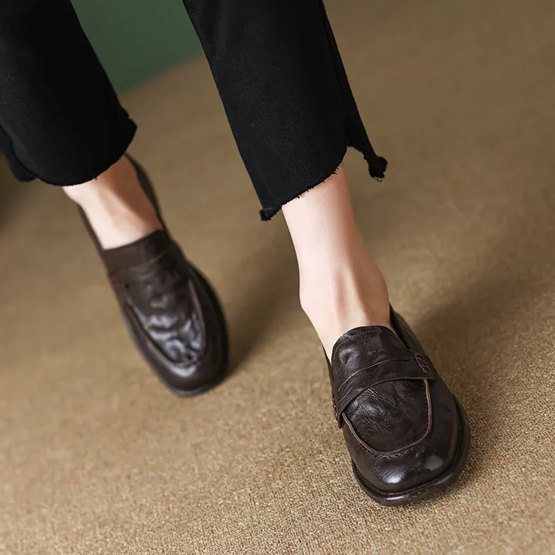 EASTTATA ET Loafers 3cm Women's-1