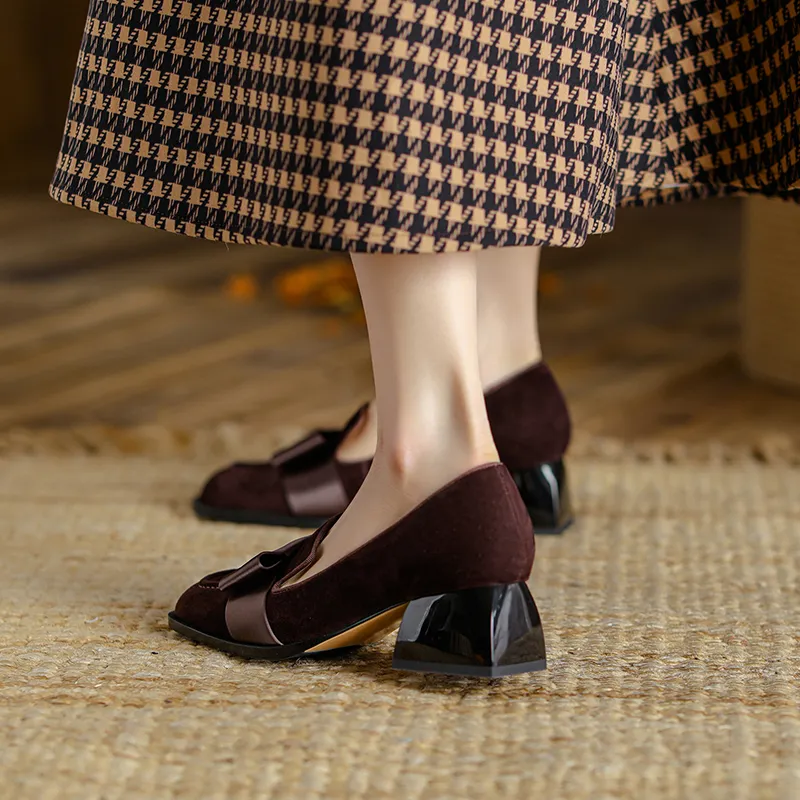EASTTATA ET Loafers 5cm Women's-4