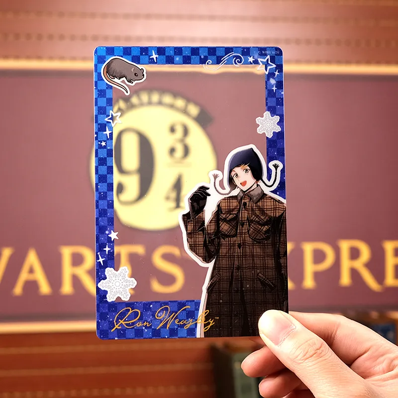 OTRAINBOW Harry Potter Snow Night Figure Print Group Photo Collectible Card Photo Cards-4